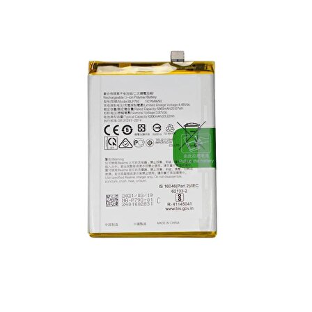 Oppo Realme C11 İle Uyumlu İthal Pil Blp793