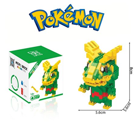 ThreeMB Toys Pokemon 4. Kısım Blok Puzzle Kecleon