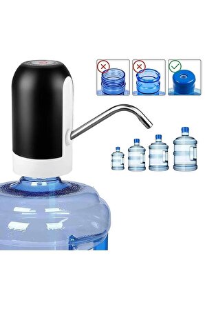 Vayomy Şarjlı Otomatik Damacana Su Pompası Tek Motorlu (BPA içermez ,CE belgelidir)