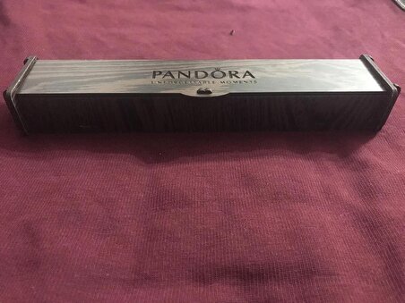Pandora Tarz, Charm Uyumlu Yılan Bileklik, Tüm Boyutlar, Ahşap Kutu Içerisinde
