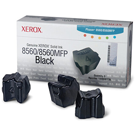 Xerox Phaser 8560-108R00726 Siyah Orjinal Kartuş