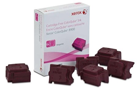 Xerox ColorQube 8900-108R01023 Kırmızı Orjinal Kartuş - 6'Lı