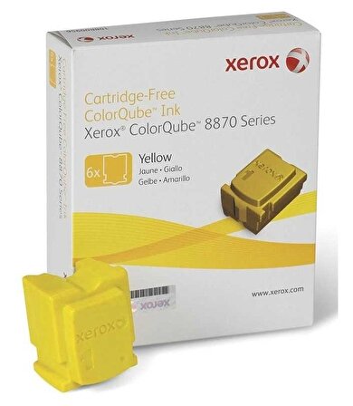Xerox ColorQube 8870-108R00960 Orjinal Sarı Kartuş  - 6'Lı