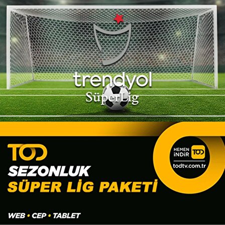 Tod Sezonluk Süper Lig Paketi - (Web + Cep + Tablet)