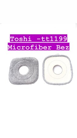Toshi Temiz ve Kirli Su Ayıran Mopun Microfiber Bezi- 2'li Set