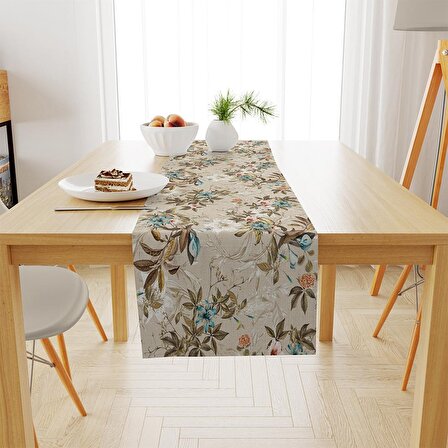Adawall Colorful Leaves And Flowers Runner 140x45CM