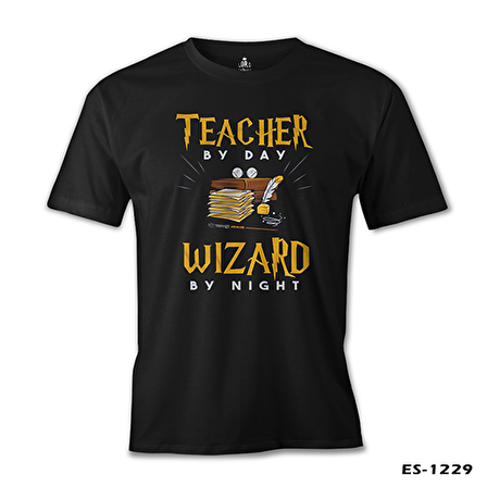 Teacher by Day Öğretmenler Günü Siyah Erkek Tshirt