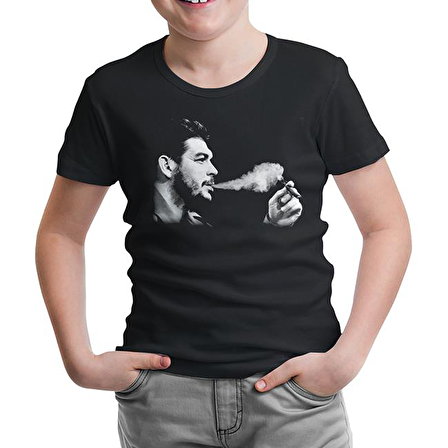 Che Guevara 3 Siyah Çocuk Tshirt