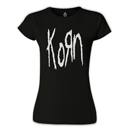 Korn - Logo Siyah Bayan Tshirt