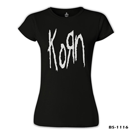 Korn - Logo Siyah Bayan Tshirt