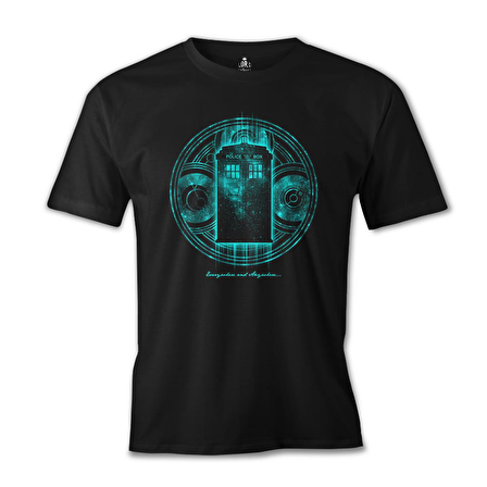 Doctor Who - Anywhere Siyah Erkek Tshirt