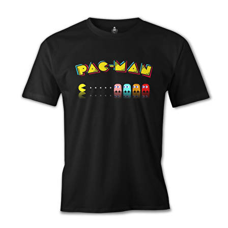 Pac-Man - Enemy Siyah Erkek Tshirt