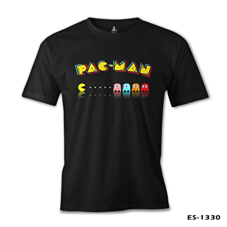Pac-Man - Enemy Siyah Erkek Tshirt