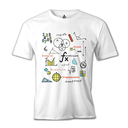 Matematik - İntegral Beyaz Erkek Tshirt