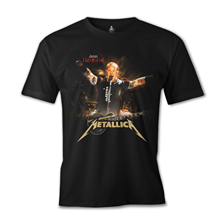 Metallica - James Concert Siyah Erkek Tshirt