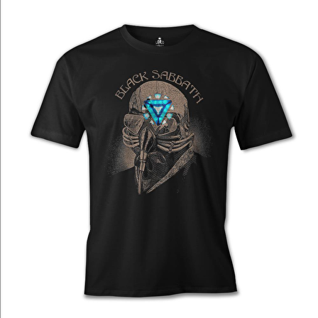 Black Sabbath Arc Reactor Siyah Erkek Tshirt