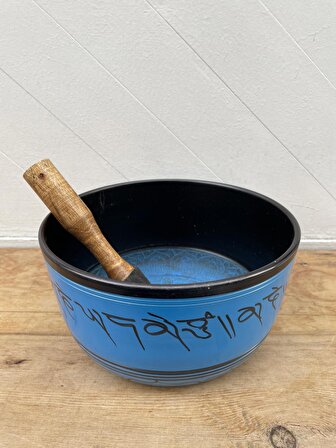 Tibet Meditasyon Ses Çanağı, Meditasyon Çanı, Yoga Çanı, Tibet Çanağı, Singing Bowl (22,5 cm)