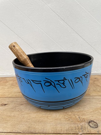 Tibet Meditasyon Ses Çanağı, Meditasyon Çanı, Yoga Çanı, Tibet Çanağı, Singing Bowl (22,5 cm)