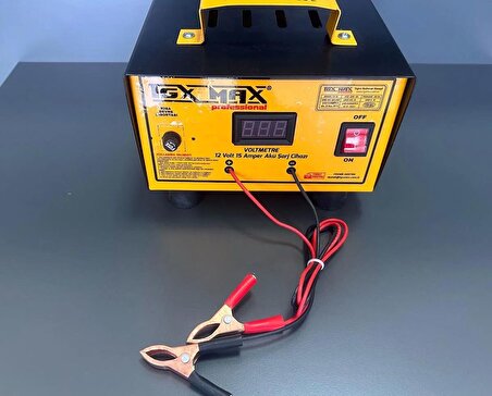 TGX MAX TX15 12 VOLT 15 AMPER FULL BAKIR SARGILI