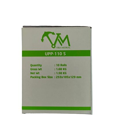 Vira 1 Adet UPP 110 S Ultrason Kağıdı / Termal Paper For Video Printer 110 X 20 m High Quality Printing Paper