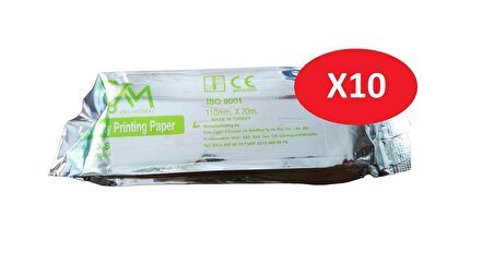 Vira 10 Adet UPP 110 S Ultrason Kağıdı / Termal Paper For Video Printer 110 X 20 m High Quality Printing Paper
