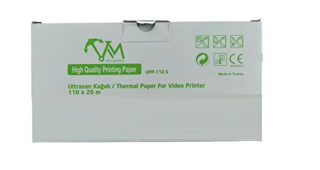 Vira 2 Adet UPP 110 S Ultrason Kağıdı / Termal Paper For Video Printer 110 X 20 m High Quality Printing Paper