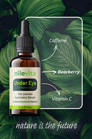 Göz Altı Morluk Ve Torbalanma Karşıtı Göz Çevresi Aydınlatıcı Serum, Caffeine & Vitamin C 30ml 