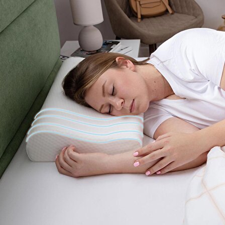 Ortopedik Visco Boyun Yastığı Boyun Düzleşmesi Fıtık Ağrı Tedavisi Rahat Uyku Için Yastık