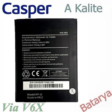Casper Via V6X Batarya