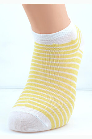 Erkek Kadın Çorap Patik Renkli Çorap Kısa Yazlık Çorabı 6 Adet