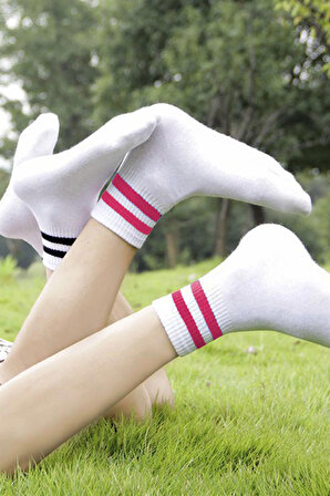 Erkek Çorap Kadın Çorap Spor Çorabı Renkli Soket Çorap Erkek Uzun Yazlık İnce Çorap 3 Adet