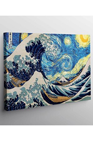 Van Gogh Yıldızlı Gece Özel Elmas Mozaik Kanvas Tablo