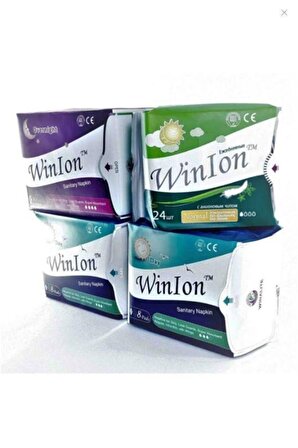 Winion Winalite Gece - Günlük - Normal 8 - 8 - 16 Adet Hijyenik Ped