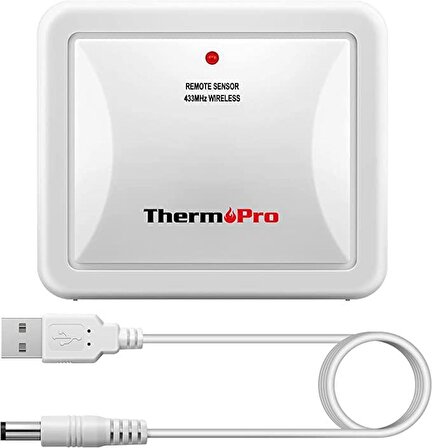 ThermoPro Tx-4 Bağlantılı Su Geçirmez Verici Ek Dış Mekan Ilave Sensörü