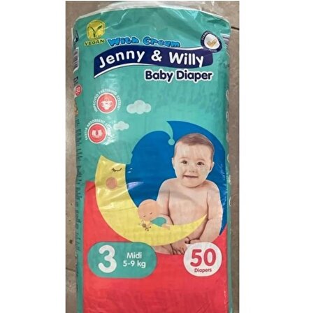 Jenny & Willy Bebek Bezi Midi 3 Numara 50 li
