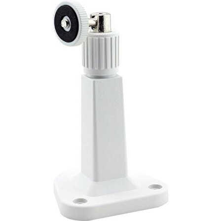 Sapp Yuvarlak Oynar Başlıklı Plastik Güvenlik Kamerası Ayağı Beyaz