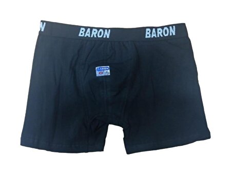12 Adet Baron Erkek Likralı Boxer Renk Seçenekli Dar Kalıp