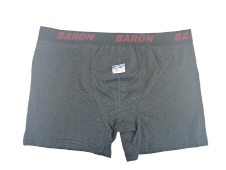 12 Adet Baron Erkek Likralı Boxer Renk Seçenekli Dar Kalıp