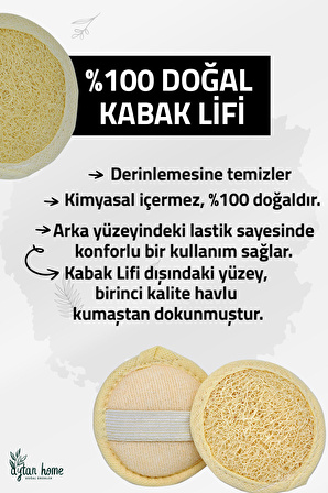 Doğal Kabak Lifi, Yüz Peelingi, Yüz ve Vücut Kesesi