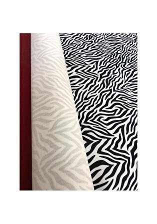 Eys Zebra siyah beyaz dijital baskı döşemelik kumaş