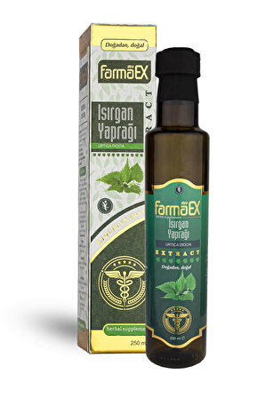Farmaex Isırgan Yaprağı Ekstraktı 250 ml. İsirgan Yapragi Sıvı Ekstresi Isırgan Otu Extract