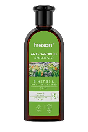 Tresan 6 Bitkili Kepek Şampuanı 300 ML Anti-Dandruff Shampoo