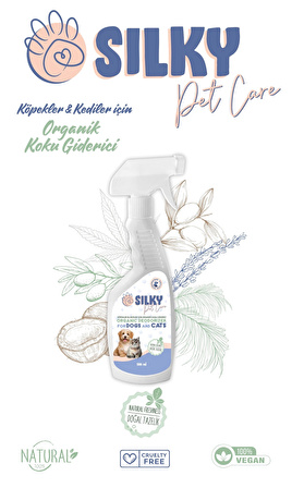 SILKY - Köpekler için ORGANİK Koku Giderici Spreyi  (500ml )