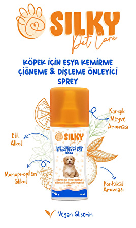 SILKY – Köpek Kemirme / Dişleme Önleyici Spreyi (100ml)