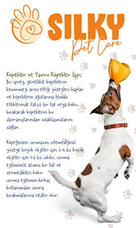 SILKY – Köpek Kemirme / Dişleme Önleyici Spreyi (100ml)