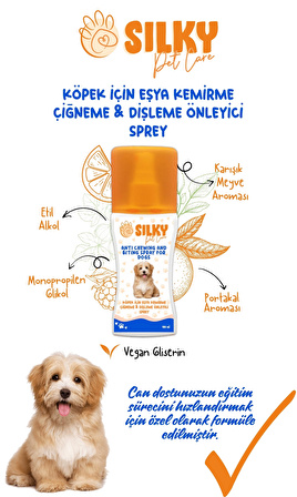 SILKY – Köpek Kemirme / Dişleme Önleyici Spreyi (100ml)