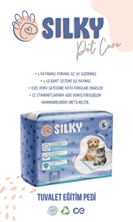 SILKY - Hijyenik Tuvalet Eğitim Pedi