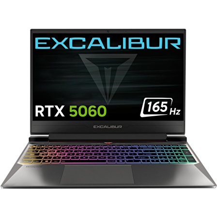 Casper Excalibur G870 i7-13620H 32GB 1TB RTX5060 8GB 165HZ 15.6" W11P Gaming Laptop G870.1362-DF60R-C