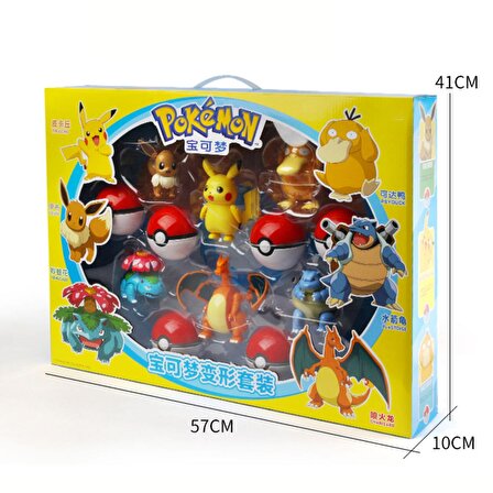 ThreeMB Toys Pokemon Orijinal Lisanslı Elf Topu 6'lı Özel Set - 2
