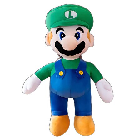 ThreeMB Toys Süper Mario Yüksek Kalite Peluş Luigi